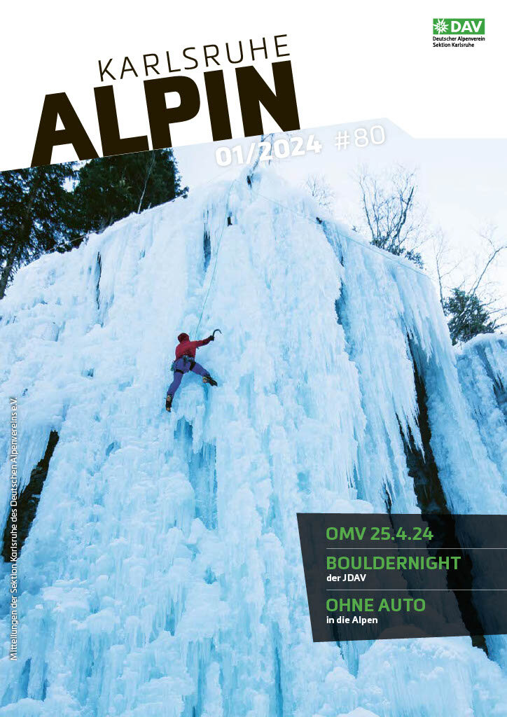 Titelseite KA-Alpin 02/2024 | © DAV Karlsruhe