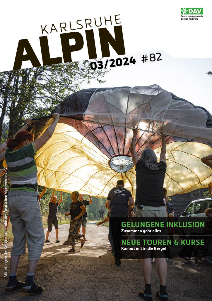 Titelseite KA-Alpin 03/2024 | © DAV Karlsruhe