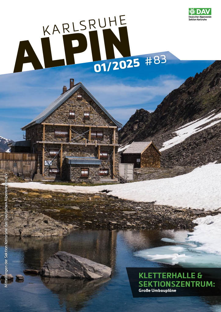 Titelseite KA-Alpin 01/2025 | © DAV Karlsruhe